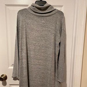 a.new day Cowl neck Sweater Dress Heather Gray L  (Fire Sale)
